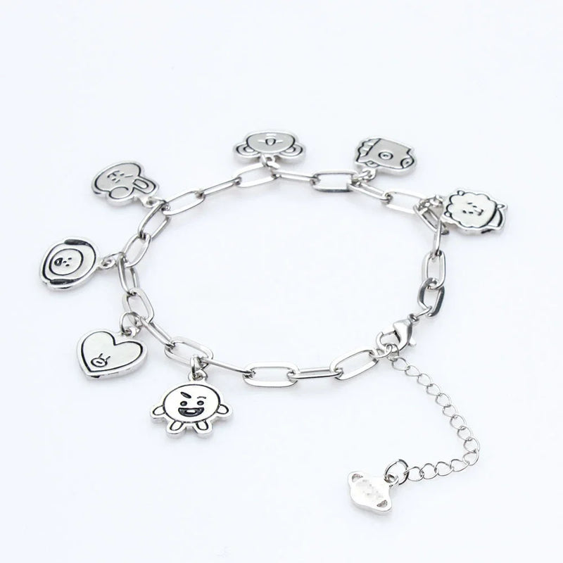 Bangtan21 Character KPOP Bangle Bracelets