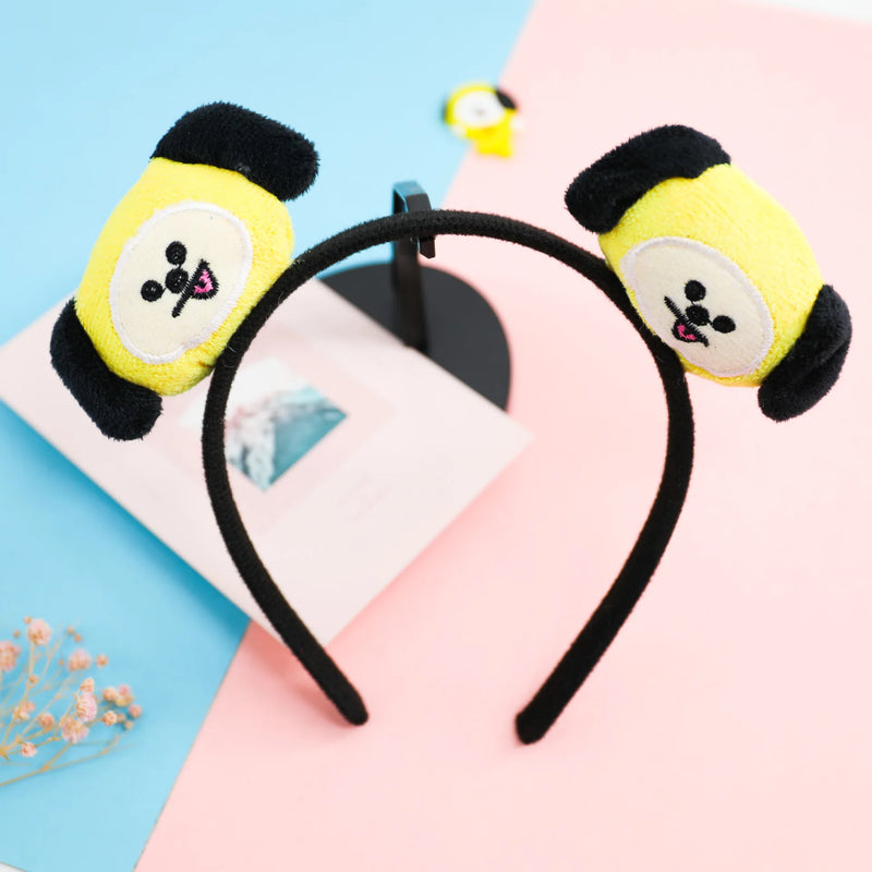 Bangtan21 Kawaii Cartoon Cute Plush Doll Headband