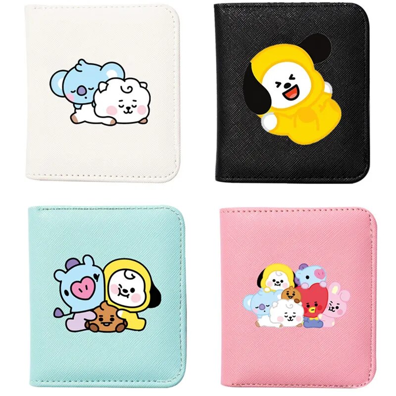 Bangtan21 Anime Cartoon Cute Wallet Card Holder