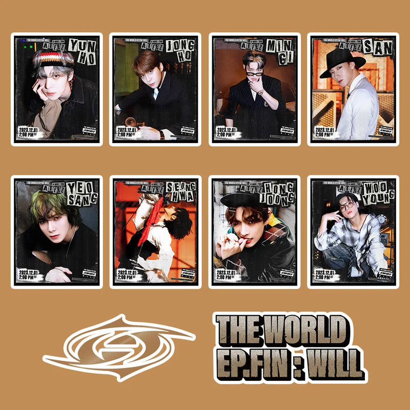 ATEEZ The World EP.Fin: Will Stickers