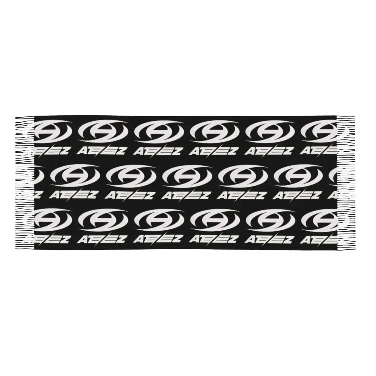 Printed Kpop ATEEZ Logo Scarf