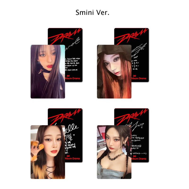 KPOP Aespa Hot Mess Selfie Lomo Cards