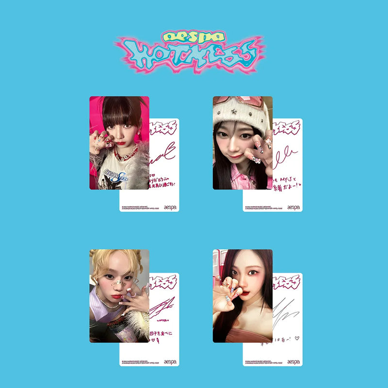 KPOP Aespa Hot Mess Selfie Lomo Cards