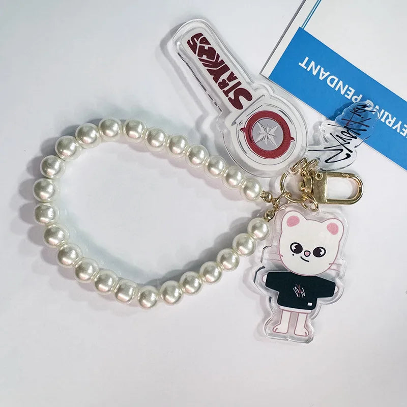 Skzoo Stray Kids Support Light Double-sided Acrylic Keychain