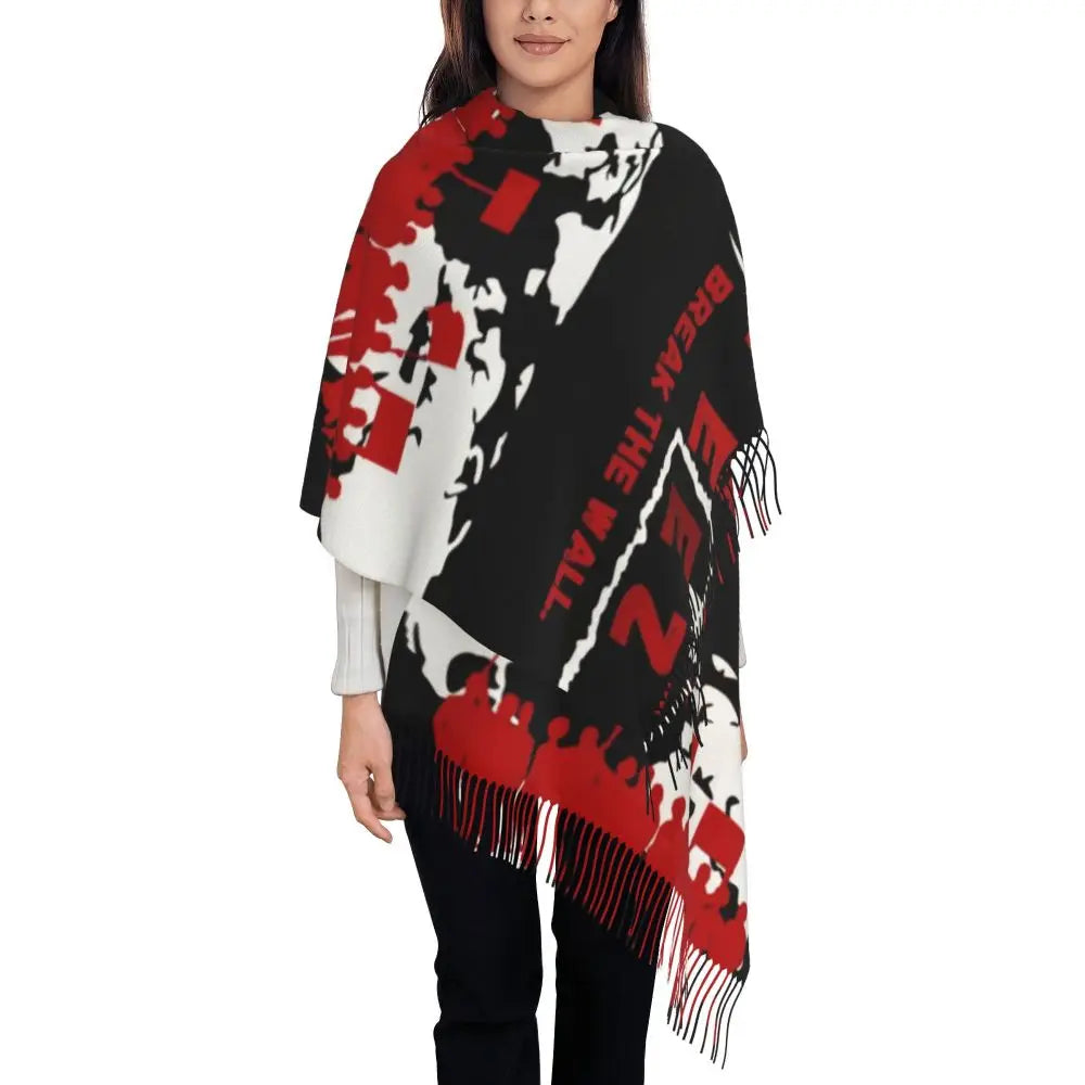 Printed Kpop ATEEZ Logo Scarf