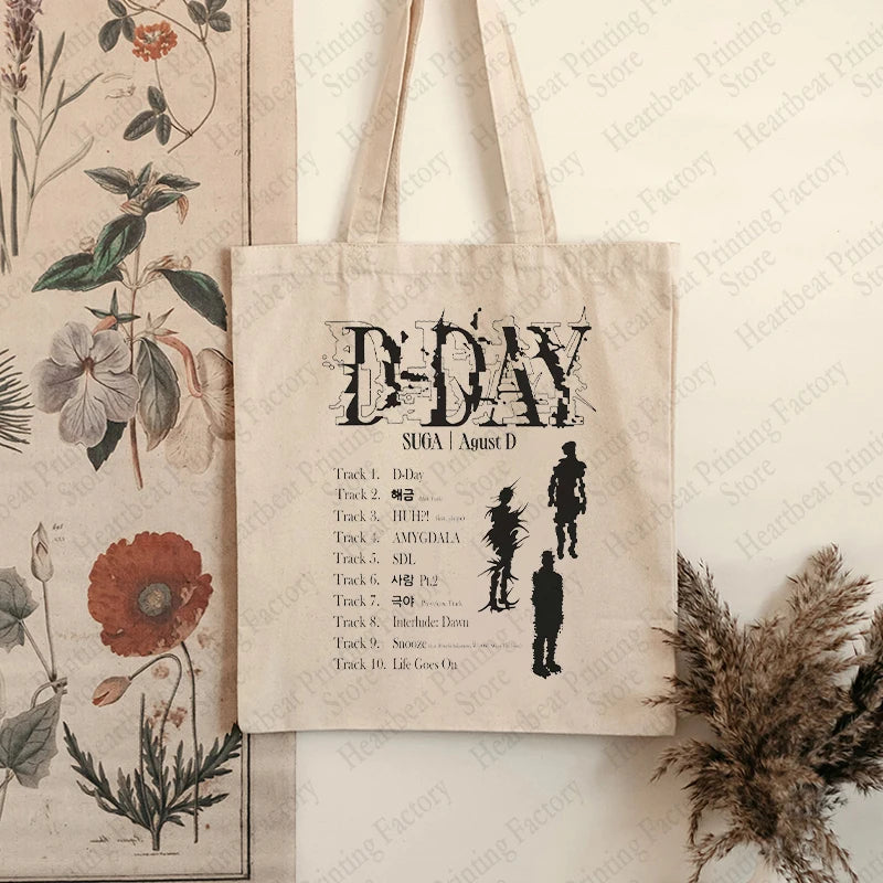 AGUST D-Day Canvas Tote Bag