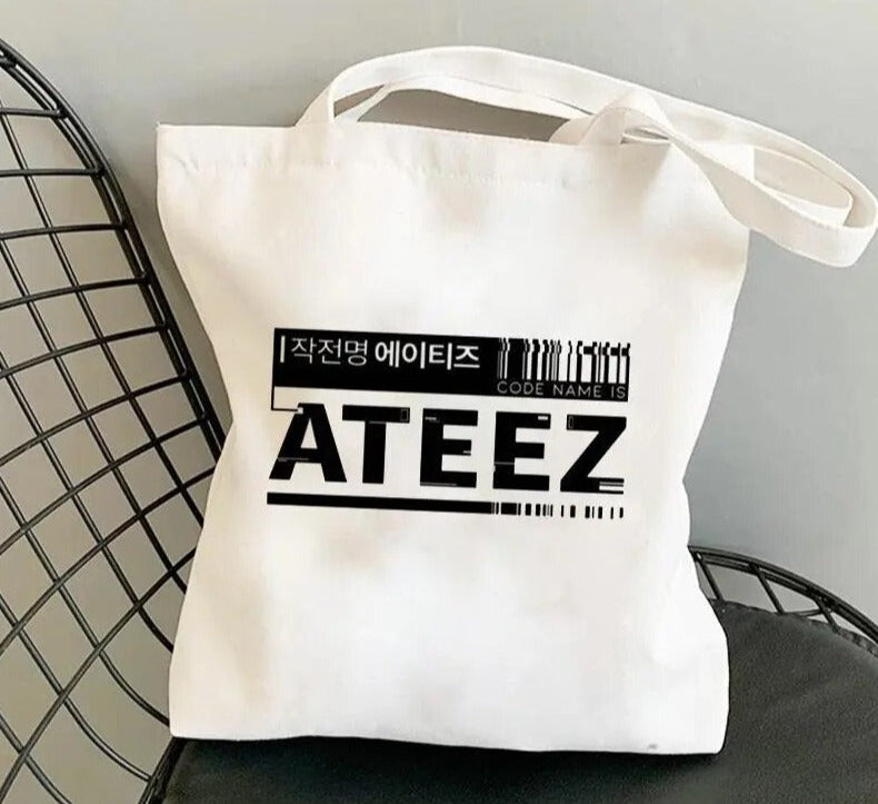 Korean Style Canvas Tote Bag for Women