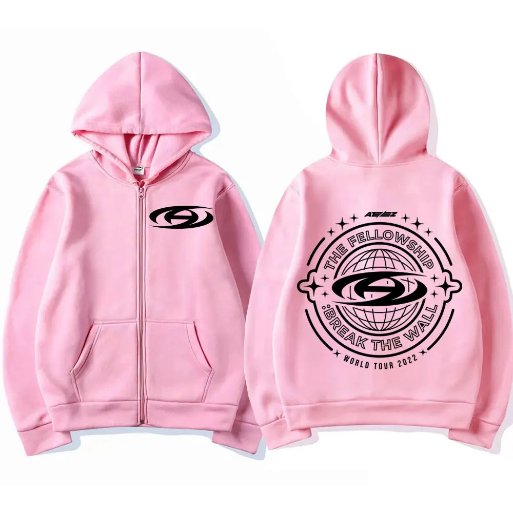 ATEEZ Break the Wall Zipper Hoodie
