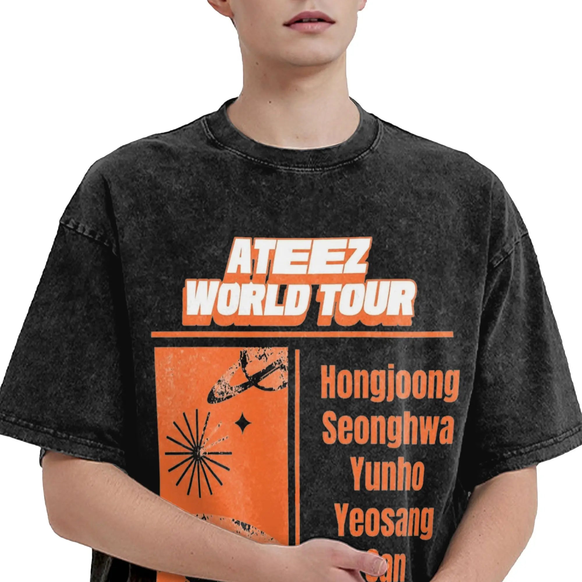 ATEEZ World Tour 2025 Concert Washed Shirt