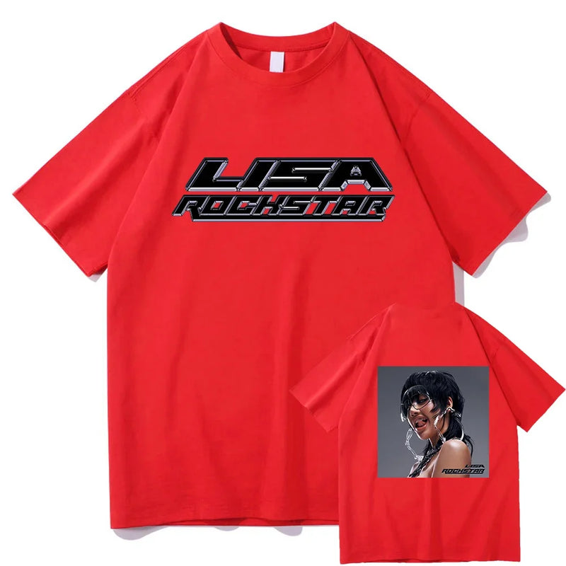 Black Pink Lisa Rockstar Shirt