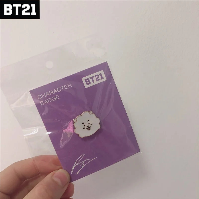 Bangtan21 Brooch Badge Pins Accessories