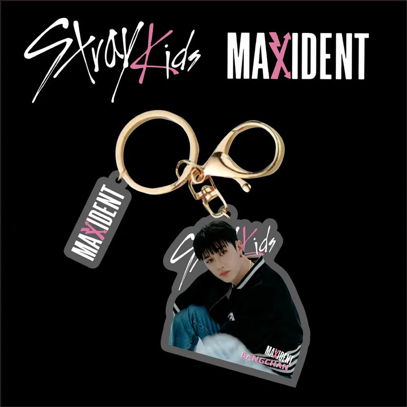 Stray Kids Maxident Album Key Ring Holder Merch