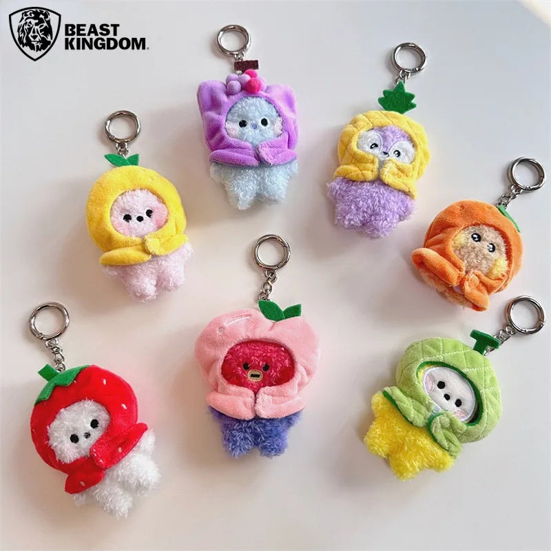 BANGTAN21 Fruit Head Cover Plush Toy Keychain