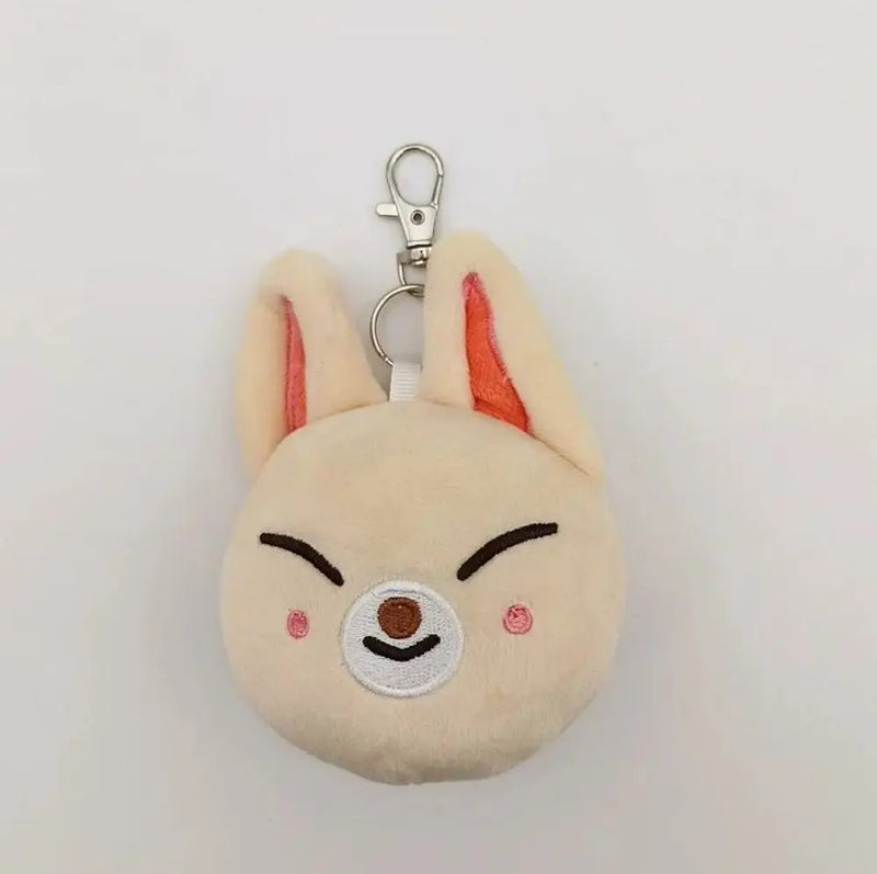 Stray Kids Skzoo Head Plush Toy Keychain