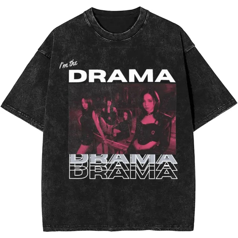 AESPA KPOP Drama Vintage Retro Shirt