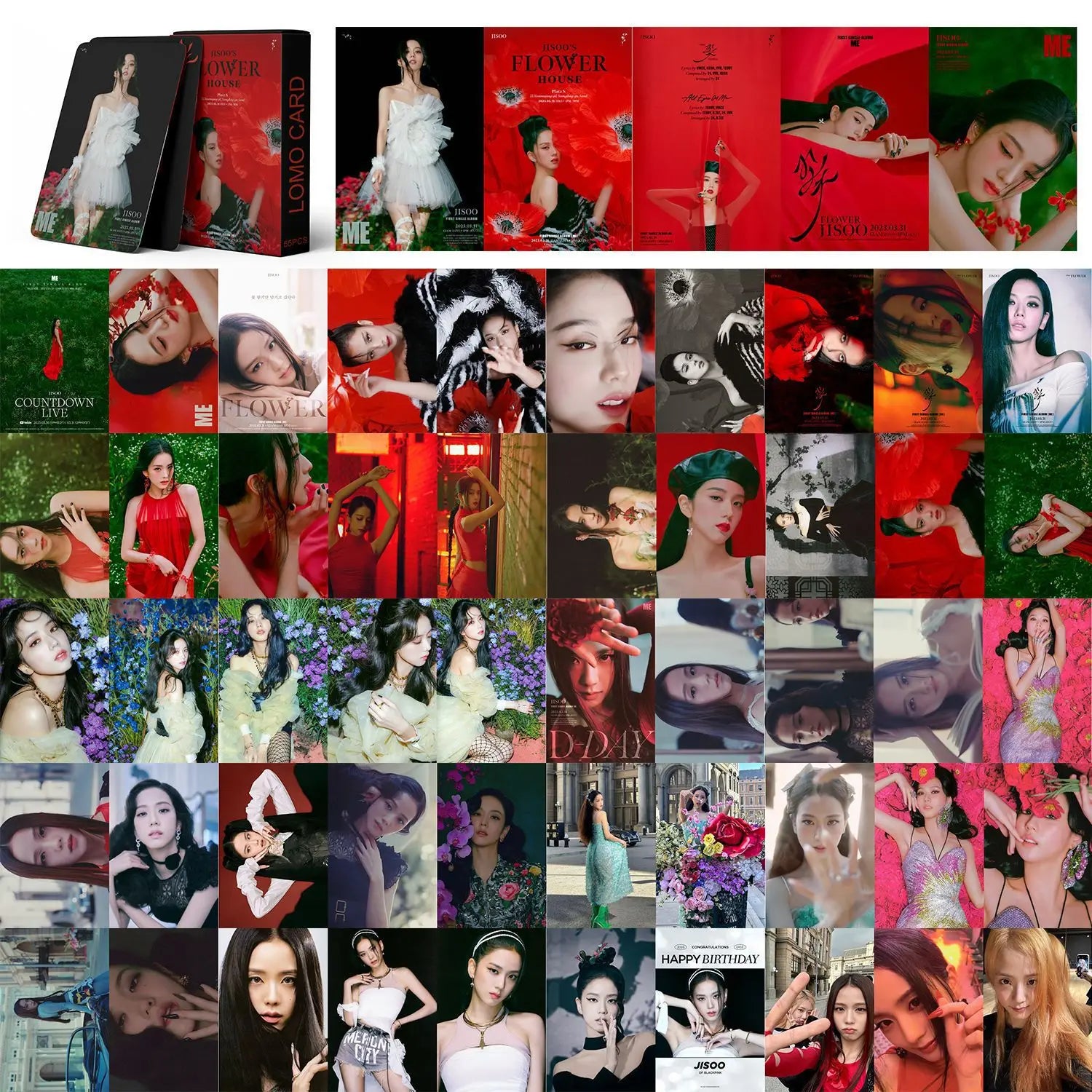 AMORTAGE Blackpink JISOO Lomo Cards Photocards