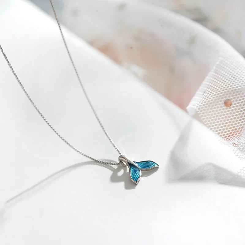 Bangtan Jk Dolphin Tail Necklace Accessories