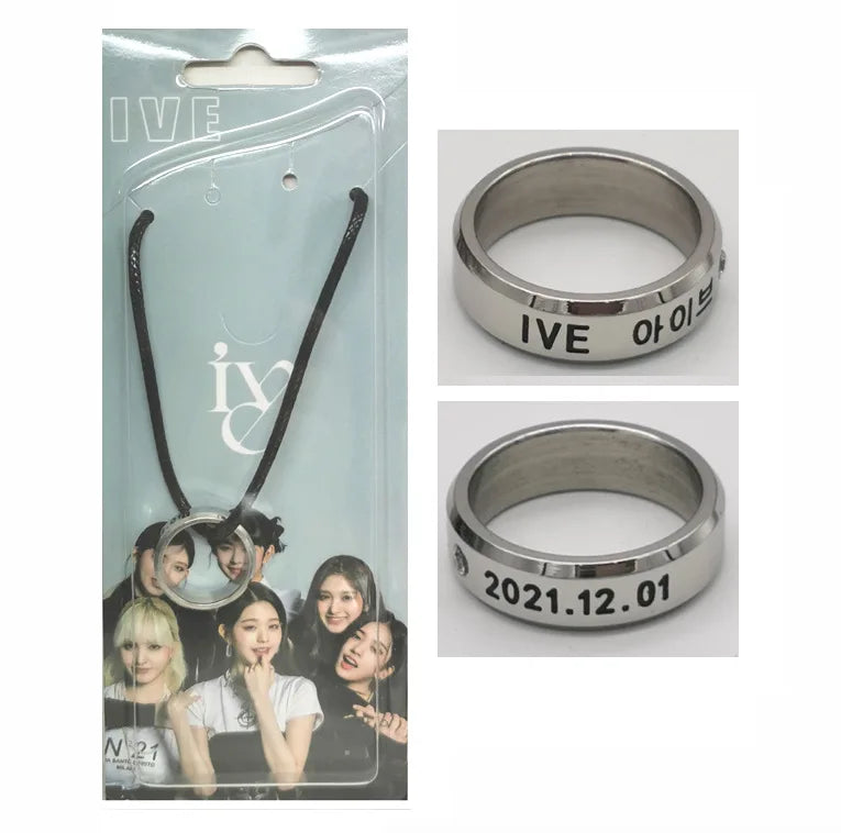 KPOP Random Girl Group Stainless Steel Ring Collection