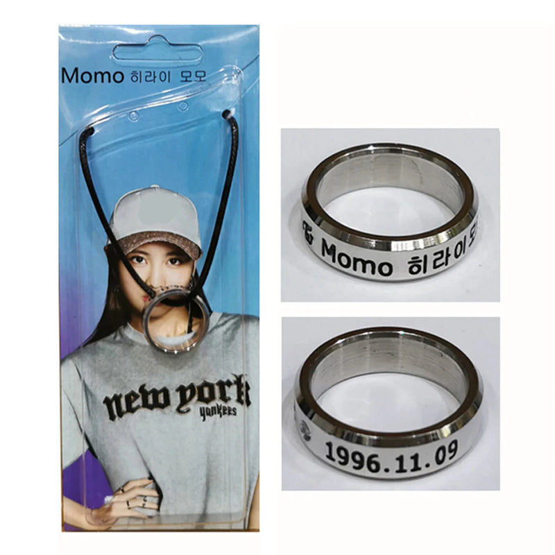 KPOP Random Girl Group Stainless Steel Ring Collection