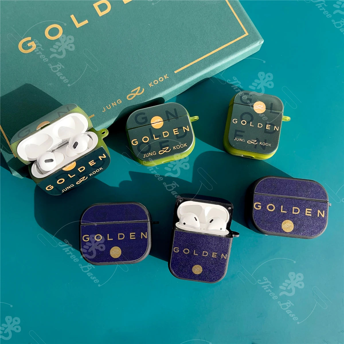 Jungkook Golden Airpods Case