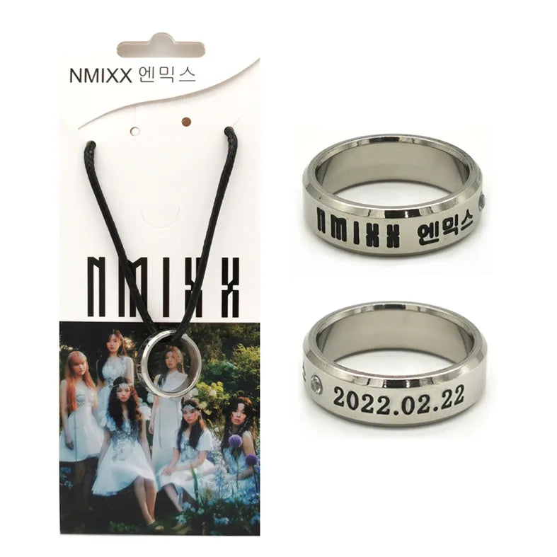 KPOP Random Girl Group Stainless Steel Ring Collection