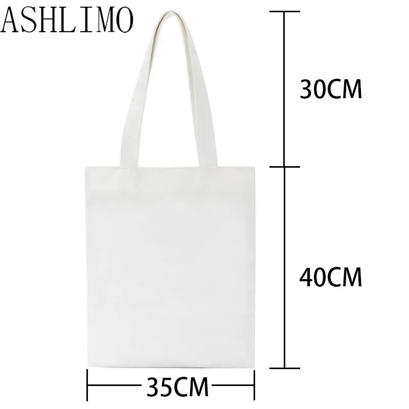 Korean Style Canvas Tote Bag for Women