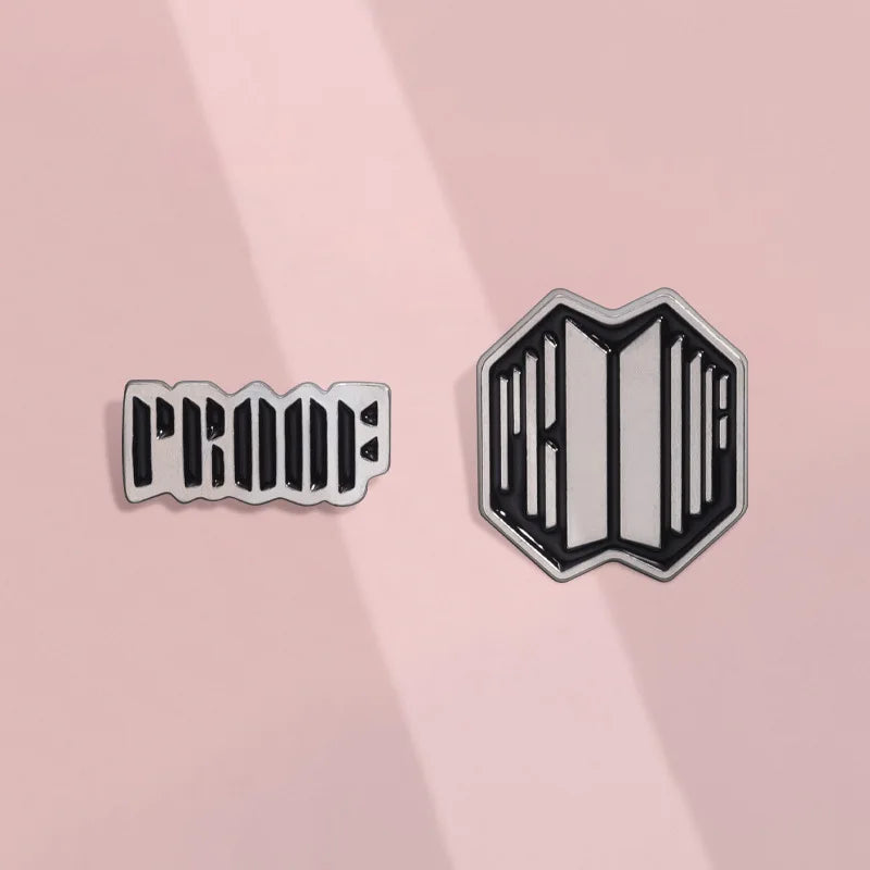 Bangtan Boys Proof Enamel Pin Brooch