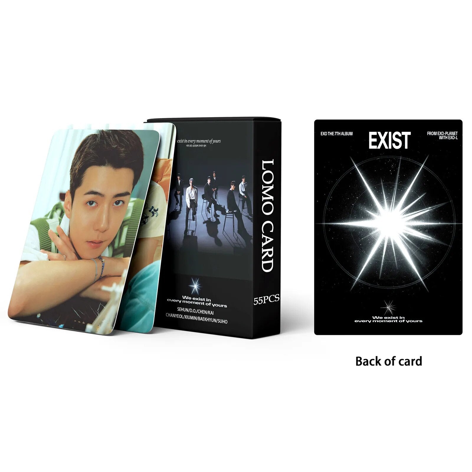 KPOP EXO Exist Album Lomo Card Photocard Collection 55 Stück/Set