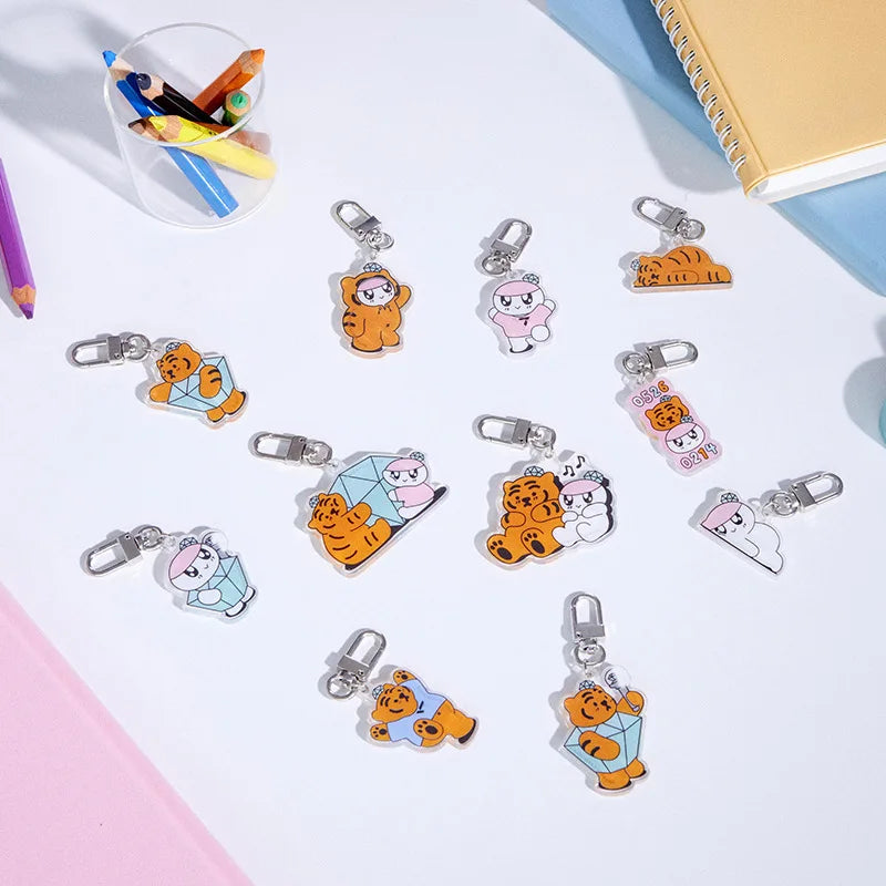 Seventeen Bongbongee and Bear Keychain