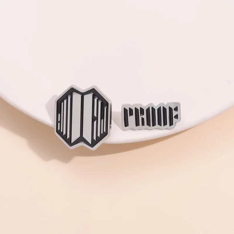 Bangtan Boys Proof Enamel Pin Brooch