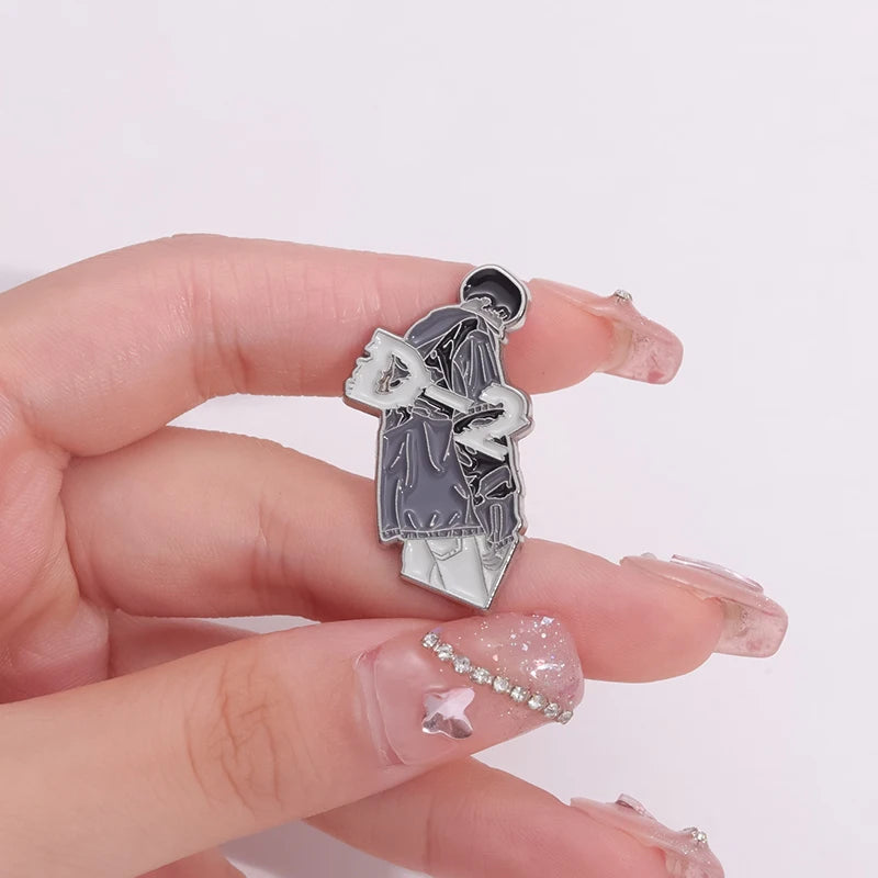 Bangtan Boys Suga D-2 Enamel Pins Brooch