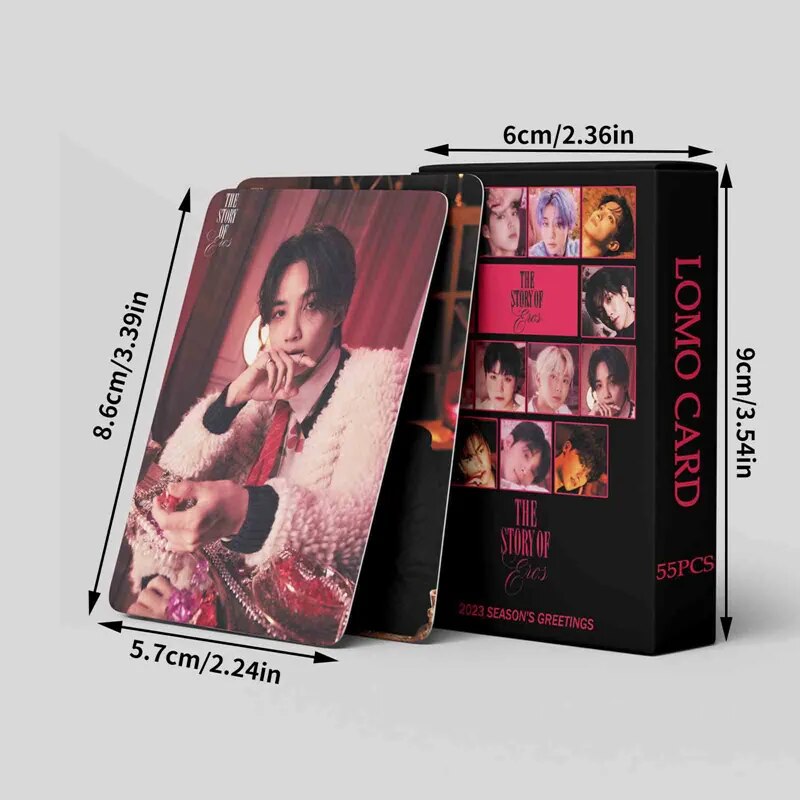 KPOP Siebzehn Fotokarten-Sammlung in verschiedenen Stilen