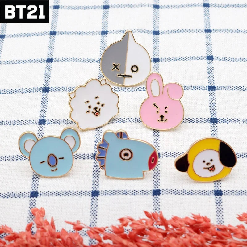 Bangtan21 Brooch Badge Pins Accessories