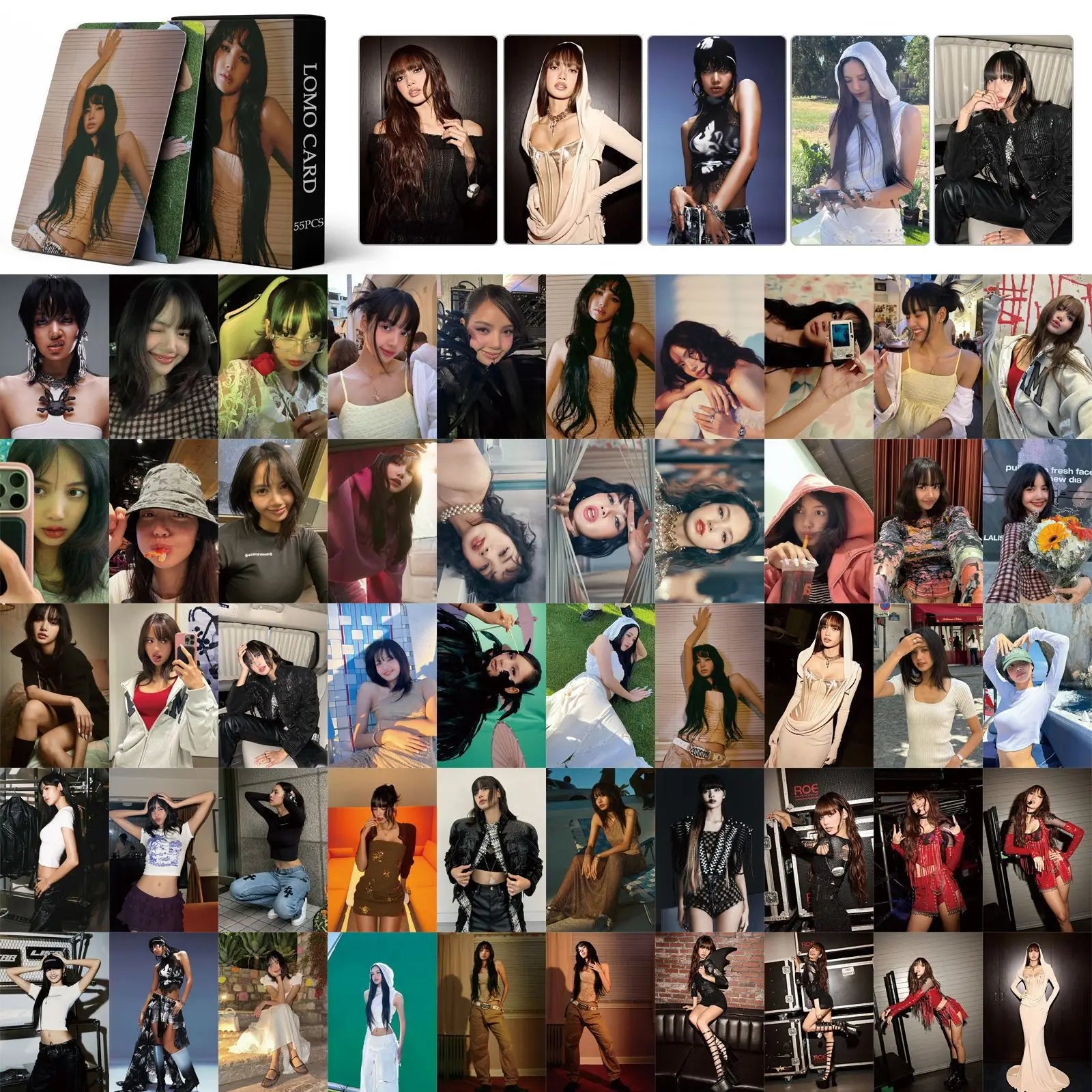 AMORTAGE Blackpink JISOO Lomo Cards Photocards