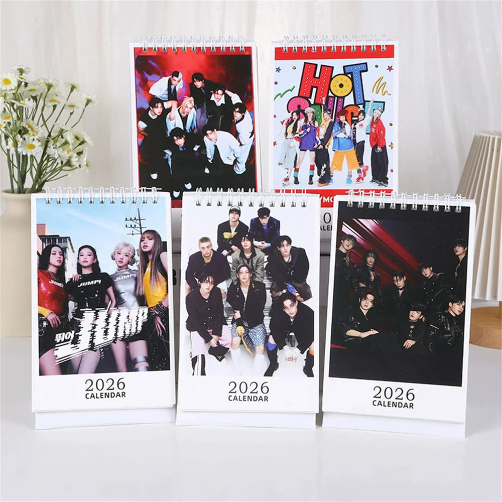 KPOP Idol Group 2026 Desk Calendar Album Photo Fashion Calendar