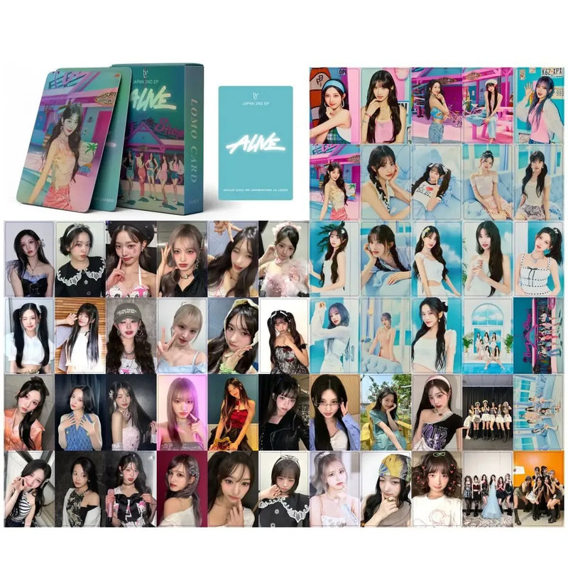 KPOP IVE Alive New Album Laser Lomo Cards Collection