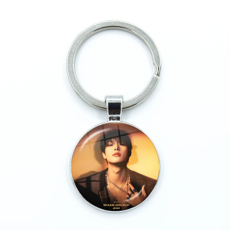 ATEEZ Golden Hour Keychain Keyring Accessories