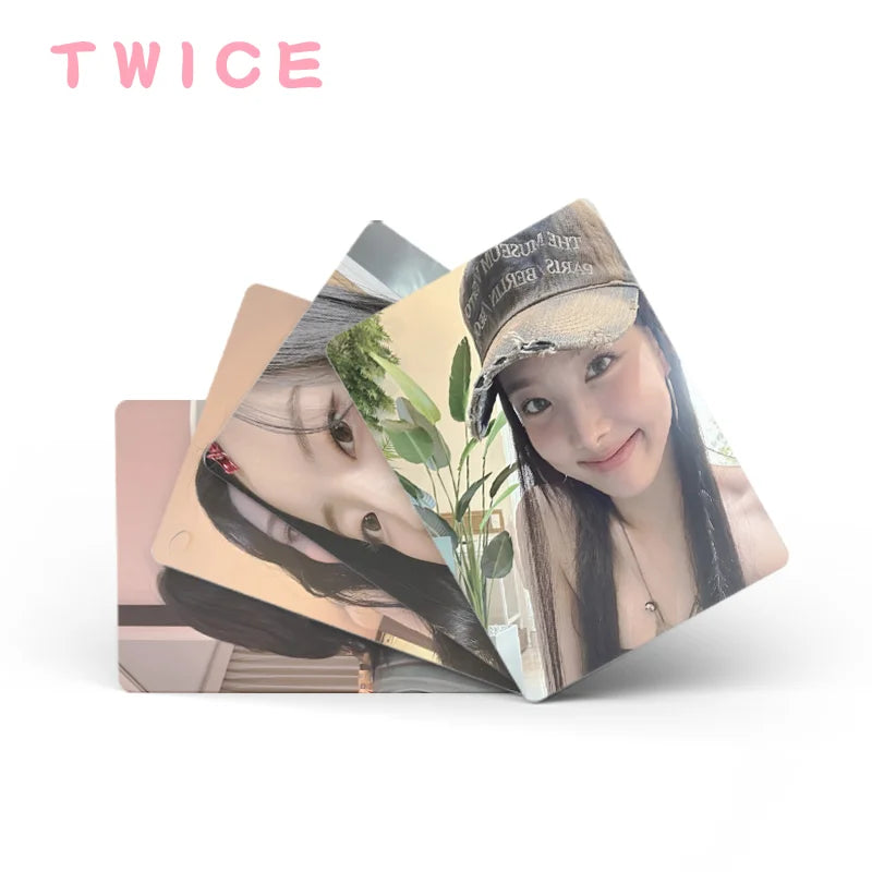 KPOP TWICE New Album Photocards Laser Card