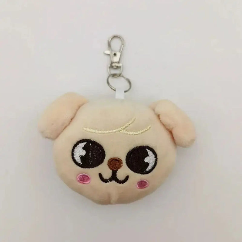 Stray Kids Skzoo Head Plush Toy Keychain