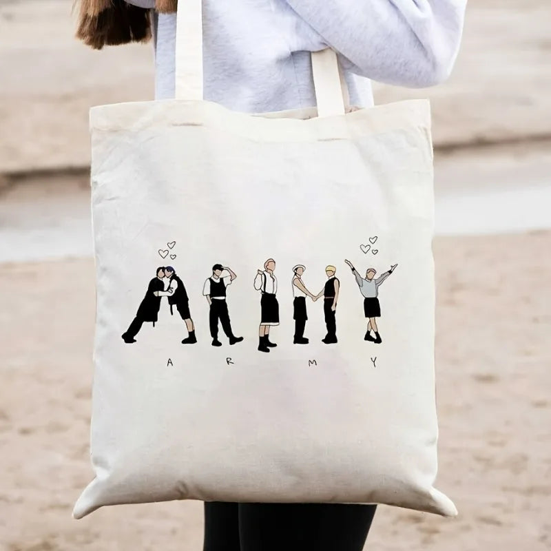 Bangtan Boys ARMY Canvas Tote Bag