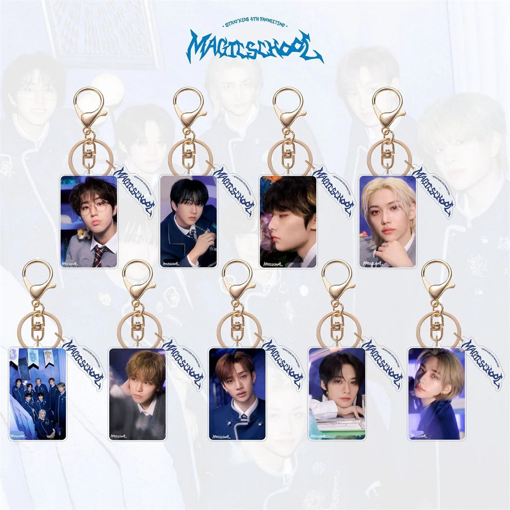 Stray Kids Magic School Photo Keychain