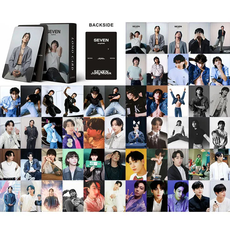 Bangtan Boys Jungkook "Seven" Photocards 55 pcs/set