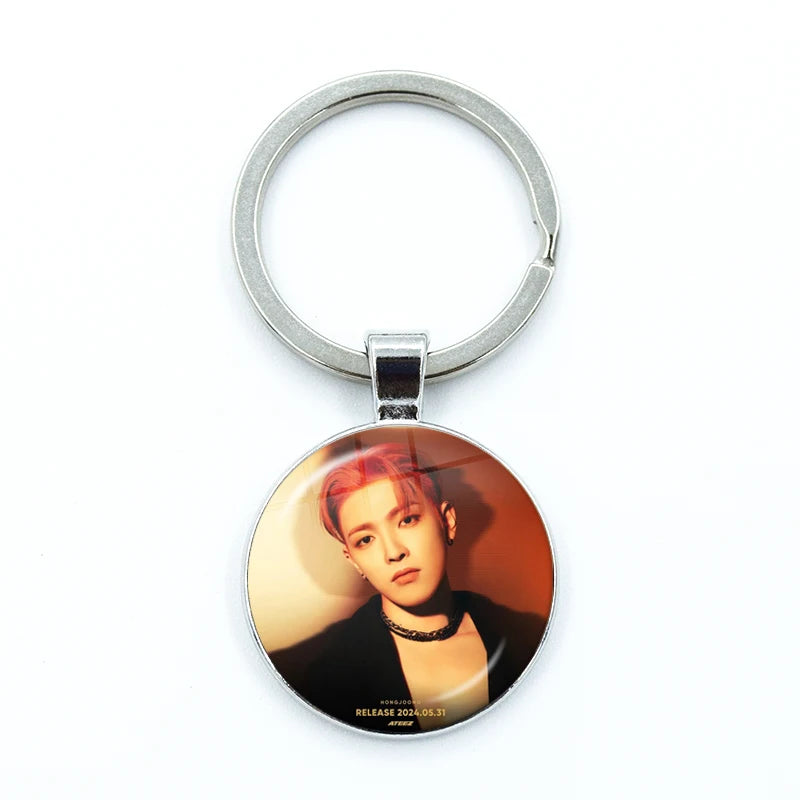 ATEEZ Golden Hour Keychain Keyring Accessories