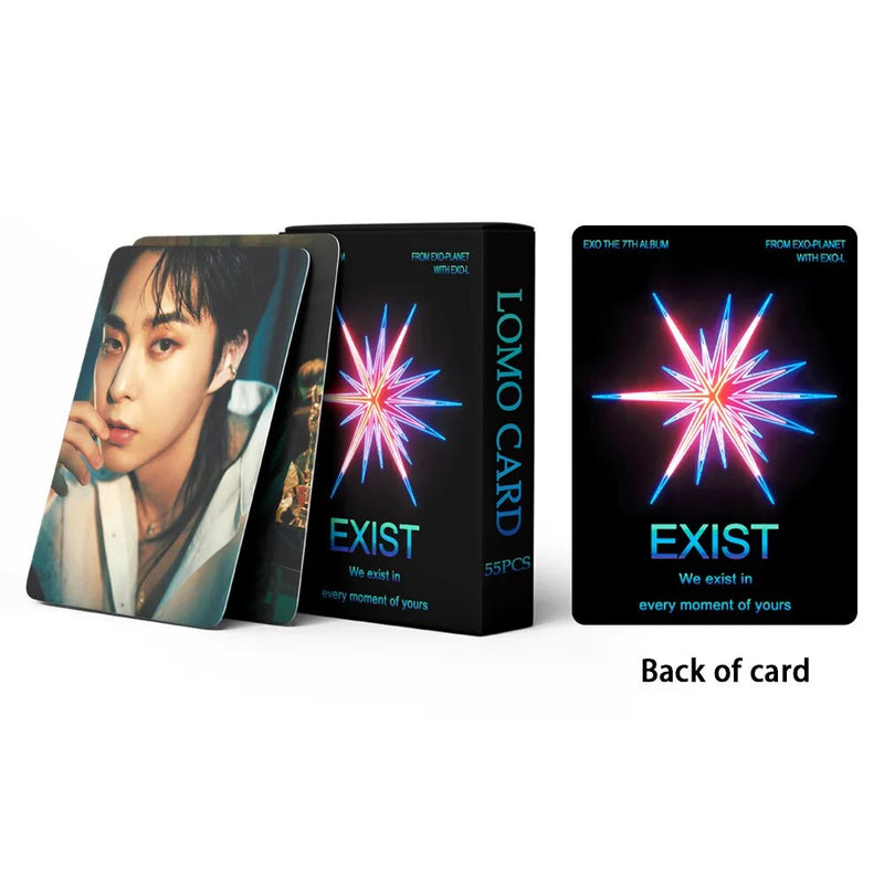 KPOP EXO Exist Album Lomo Card Photocard Collection 55pcs/set