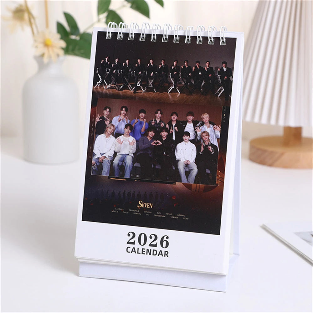 KPOP Idol Group 2026 Desk Calendar Album Photo Fashion Calendar