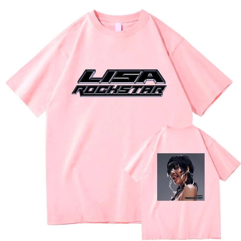 Black Pink Lisa Rockstar Shirt