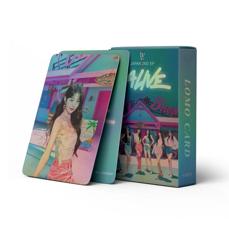 KPOP IVE Alive New Album Laser Lomo Cards Collection