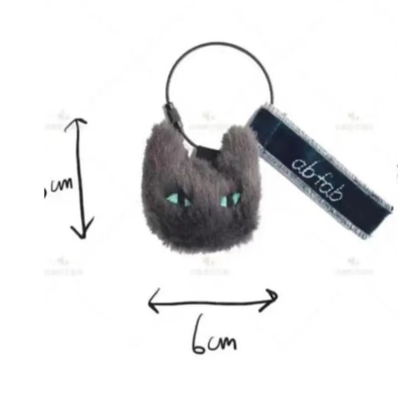 Bangtan Suga Concert Black Cat Keychain Bag Pendant