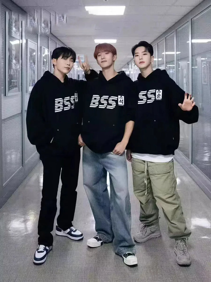 KPOP BSS Unit Seventeen Black Hoodie Merch