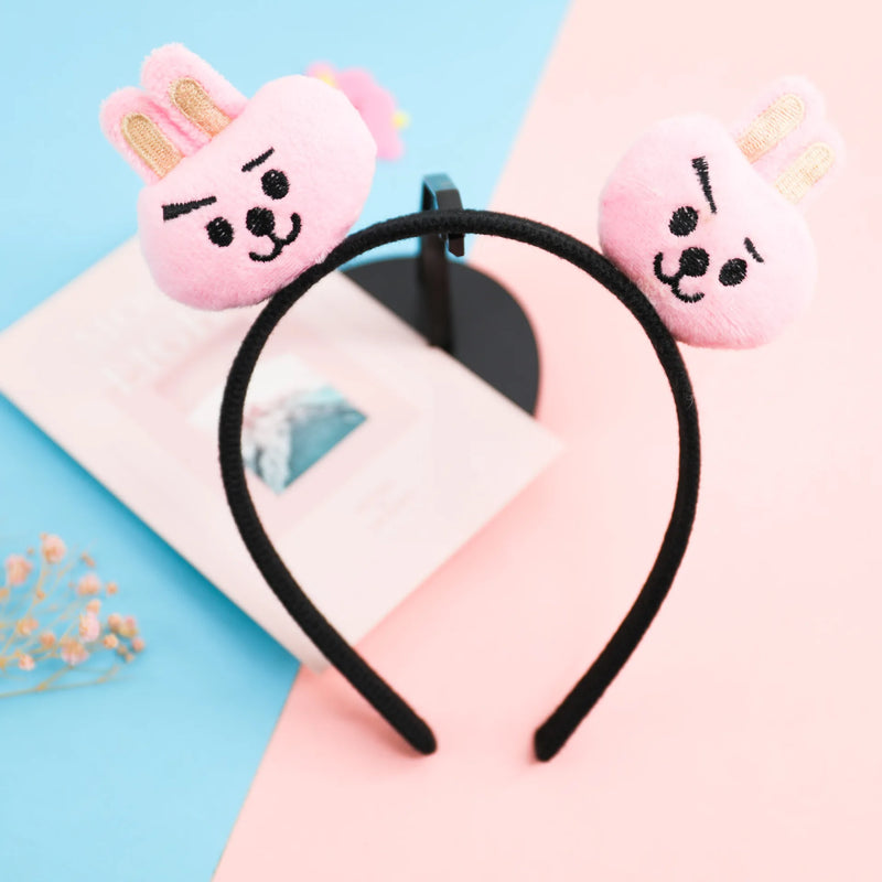 Bangtan21 Kawaii Cartoon Cute Plush Doll Headband